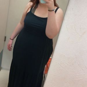 black long dress black